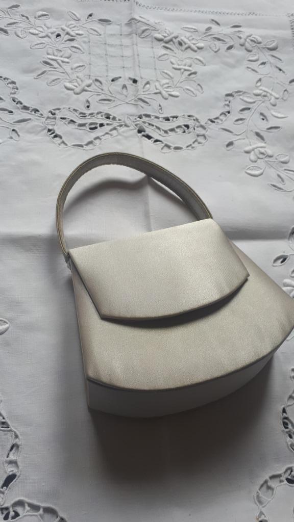 Handtas voor ceremonie, Ophalen, Zo goed als nieuw, Grijs, Avondtasje