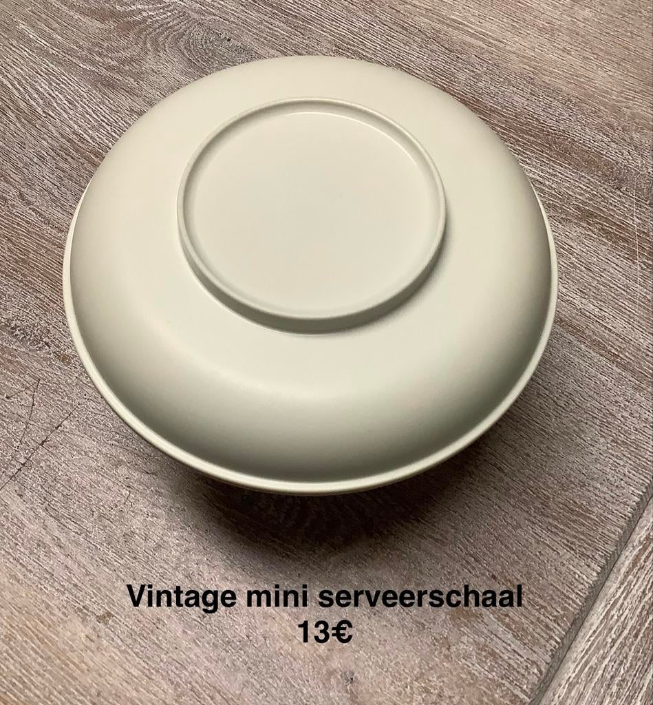 Tupperware mini serveerschaal - hapjesschaal, Ophalen of Verzenden, Zo goed als nieuw
