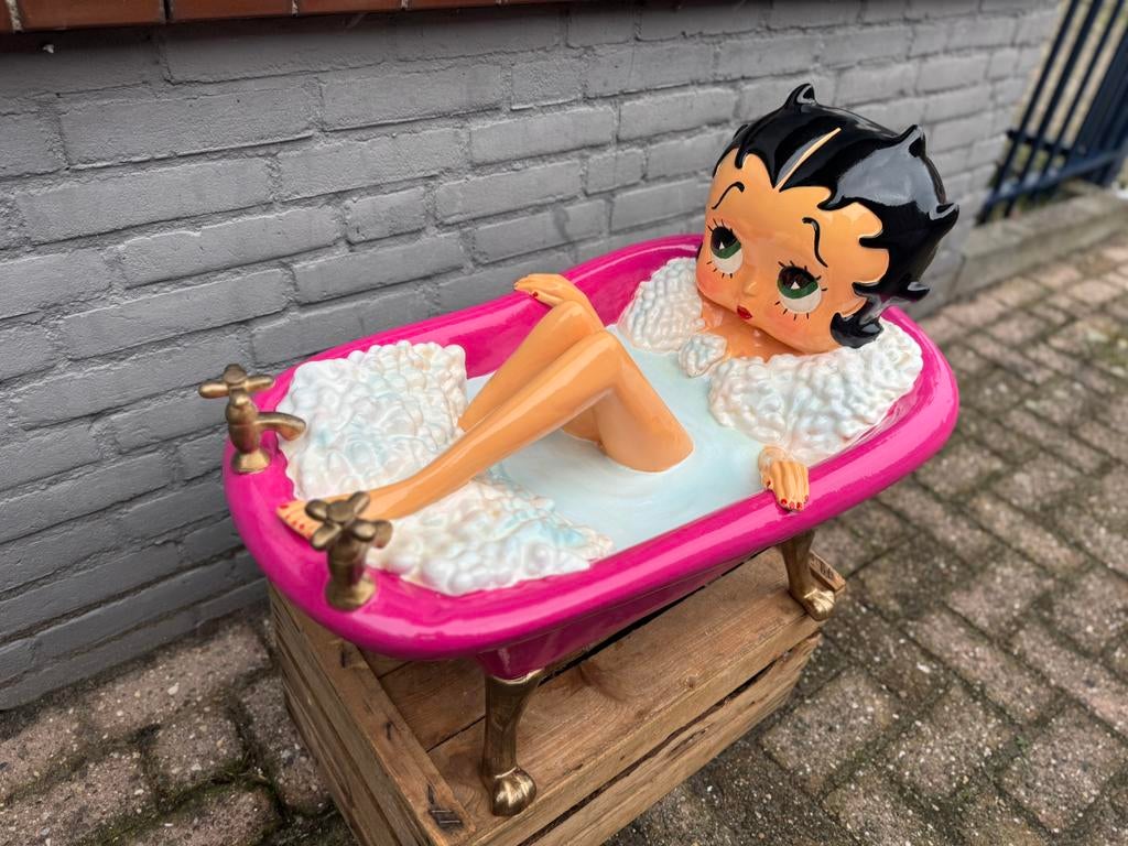 Statue de Big Betty Boop dans le bain, Enlèvement, Comme neuf, Fantasy