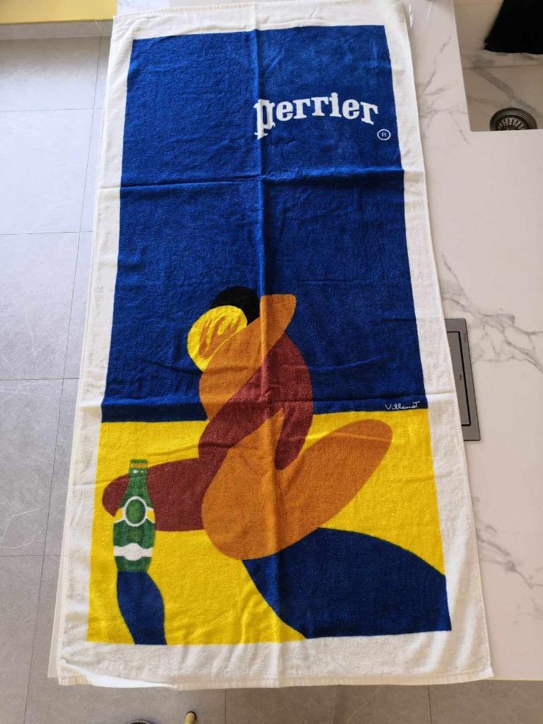 SERVIETTE DE BAIN PERRIER, Enlèvement, Neuf, Serviette
