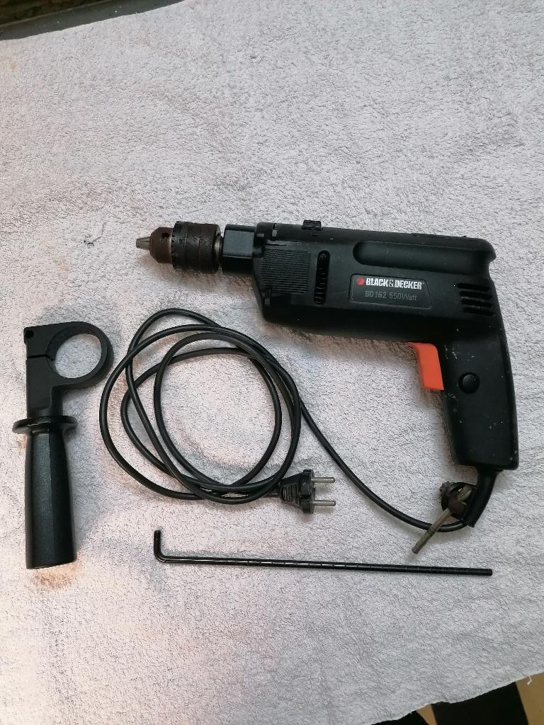 FOREUSE-PERCUSSION BLACK&DECKER., 400 à 600 watts, Enlèvement ou Envoi, Mécanisme de percussion, Utilisé