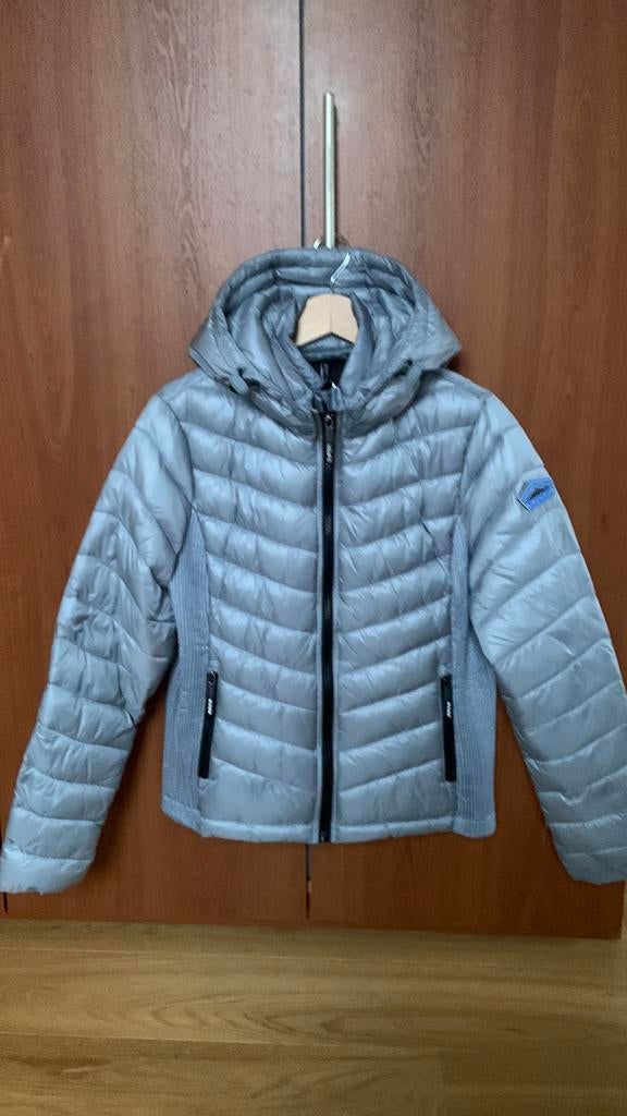 Jas dames Superdry, maat XL, lichtblauw, in perfecte staat, Maat 42/44 (L), Ophalen of Verzenden, Zo goed als nieuw, Superdry