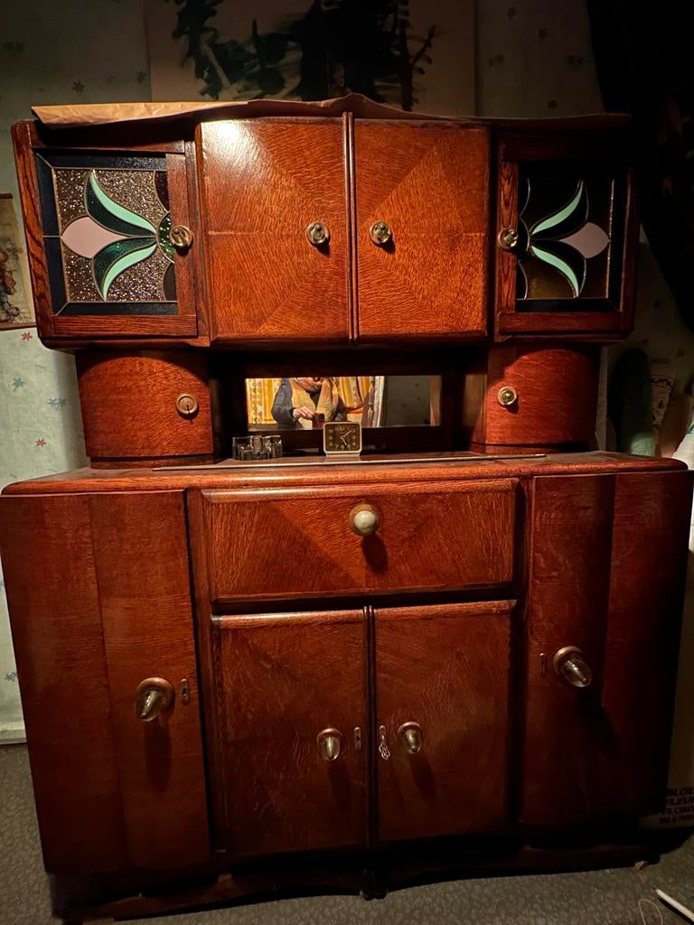 Retro kast, Antiek en Kunst, Antiek | Meubels | Kasten, Ophalen