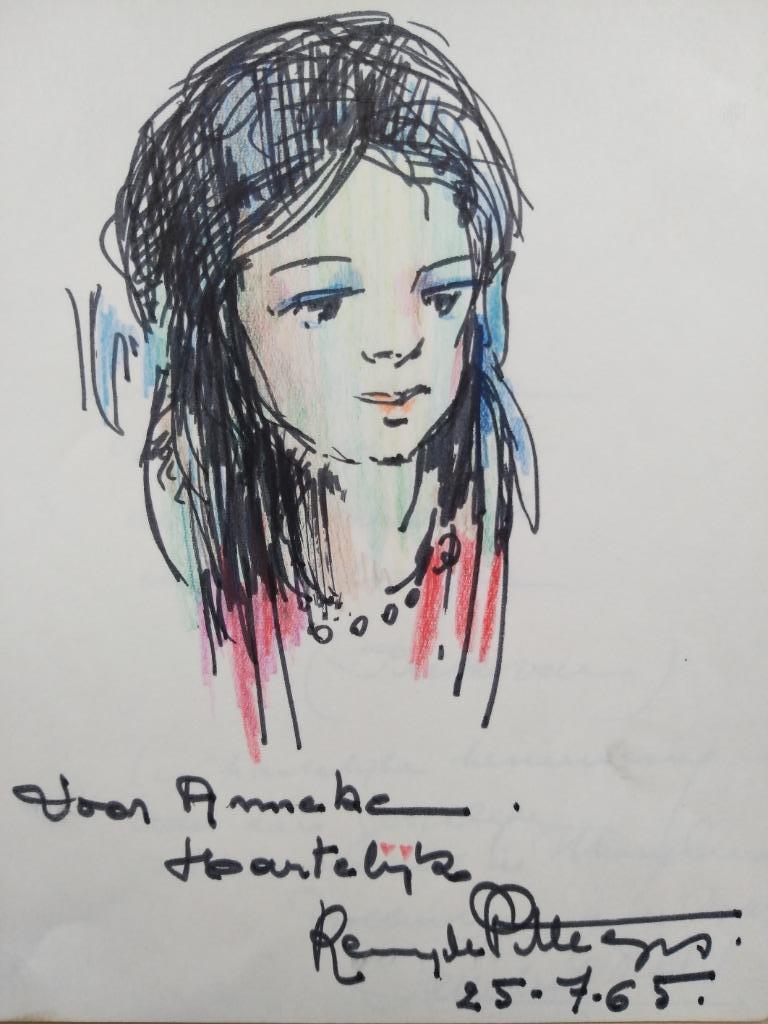 Remy de Pillecyn  , portret , pentekening, Enlèvement