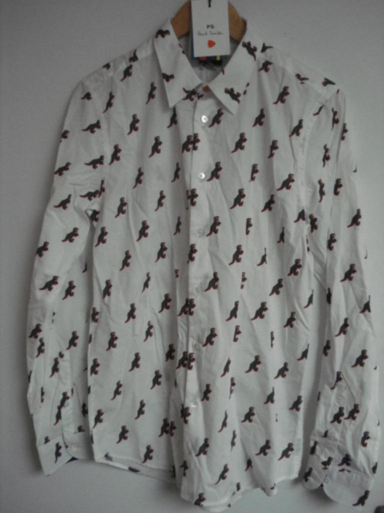 PS Paul Smith Dino M Medium hemd tailored fit wit, PS Paul Smith, Verzenden, Wit, Nieuw