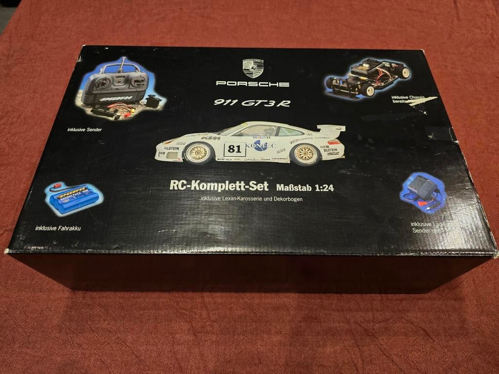 * RARE * Voiture téléguidée RC 1/24 Porsche WAP02301611 GT3R, Hobby & Loisirs créatifs, Enlèvement ou Envoi, Comme neuf