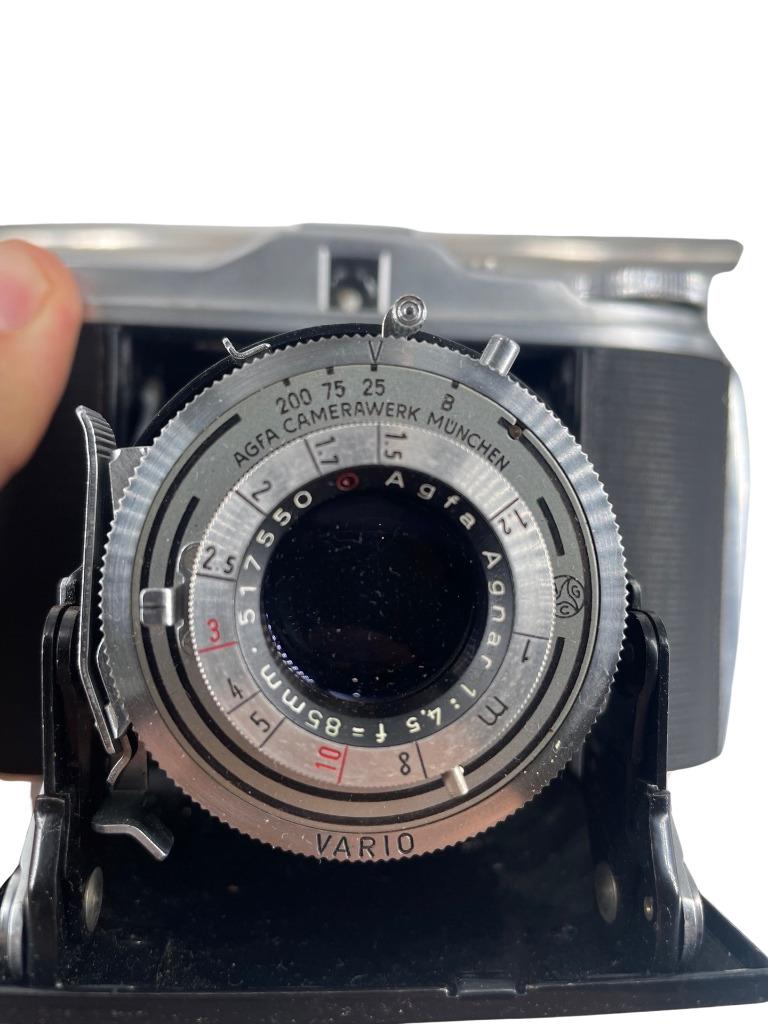 Agfa Isolette V Vario Camera - Duitsland, 1950-1954, Ophalen of Verzenden, 1940 tot 1960, Fototoestel