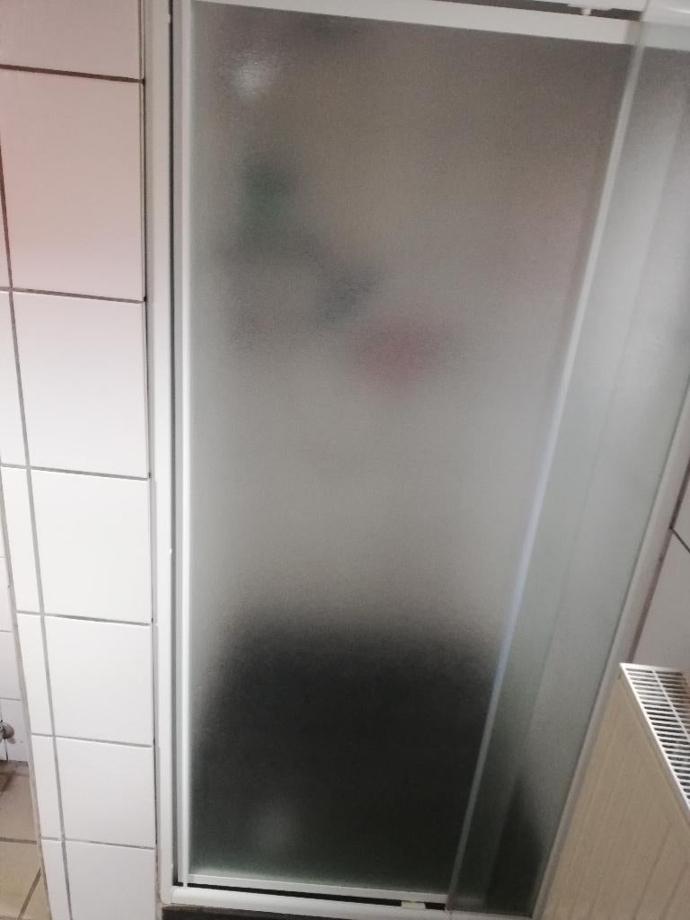douche deur en mengkraan hansgrobe met sproeikop, Ophalen, Gebruikt, Glas, Douche