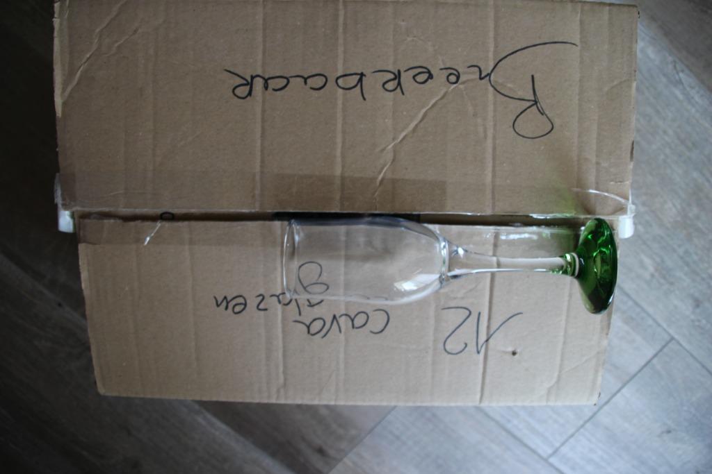 cavaglazen champagne glazen glas 6 stuks voor 3€, Ophalen of Verzenden