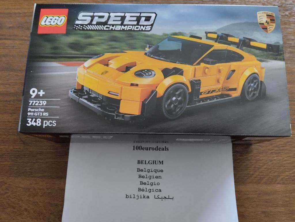 LEGO Speed Champions Porsche 911 GT3 RS Supercar - 77239 -, Verzenden, Nieuw, Complete set, Lego