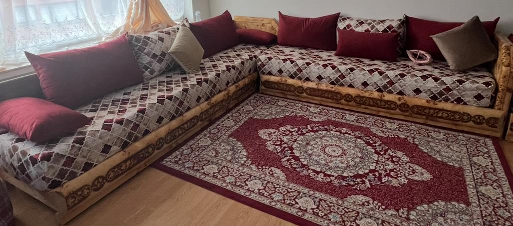 Siège marocain, Maison & Meubles, Canapés | Coins salons complets, Enlèvement, Utilisé, Tissus, Marokko