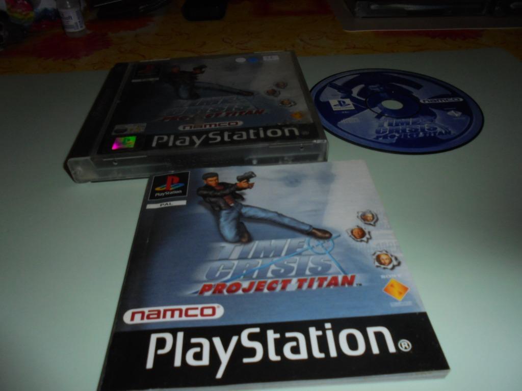 Playstation 1 Time Crisis Project Titan (orig-compleet), Games en Spelcomputers, Gebruikt, Shooter, 1 speler, Ophalen of Verzenden