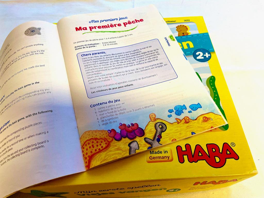 HABA-spel „Mijn eerste visvangst” 2+ jaar, Ophalen of Verzenden, Gebruikt, Ontdekken