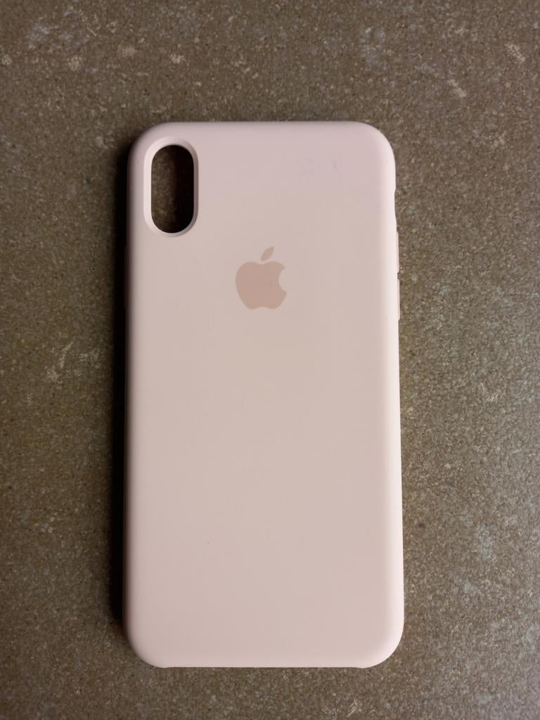 Apple iPhone X silicon case pink sand, Télécoms, Enlèvement ou Envoi, Comme neuf, IPhone X, Housse ou Sac