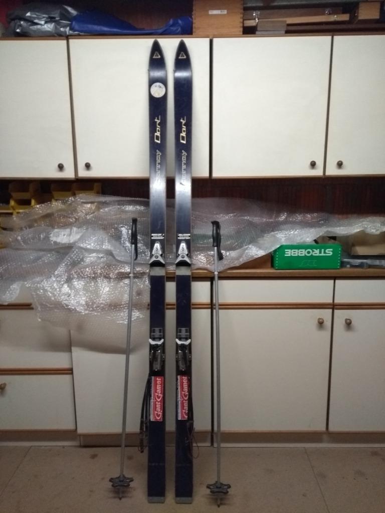 Skis et bâtons de ski Vintage Donnay Dart, Sports & Fitness, Ski & Ski de fond, Utilisé, Skis, Autres marques, 160 à 180 cm, Enlèvement