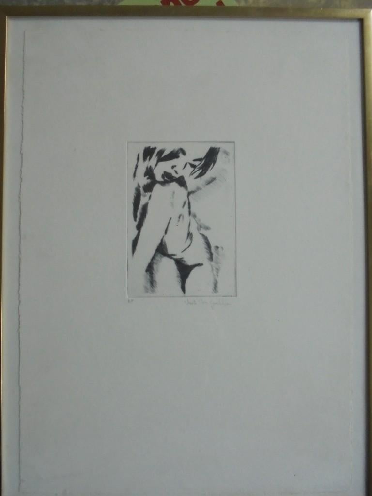Veerle van Goethem  Ets   Meisje, Antiek en Kunst, Verzenden
