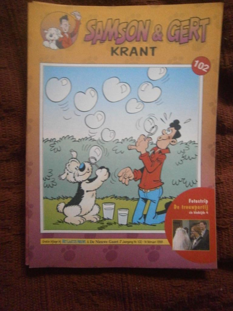 Samson & Gert, Ophalen, Gelezen, Krant