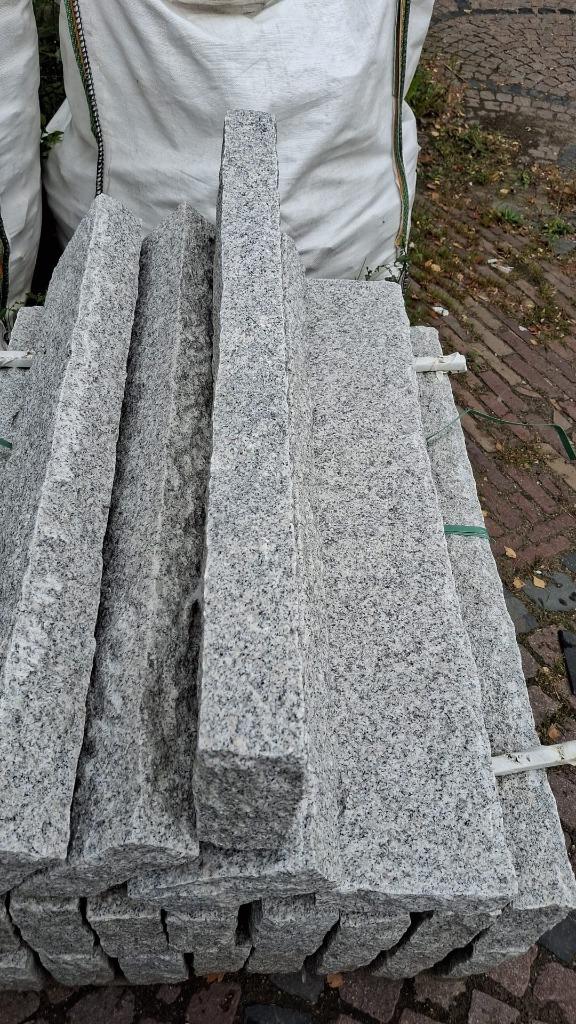 Nieuwe granieten boordstenen 8x20x100, Enlèvement, Neuf