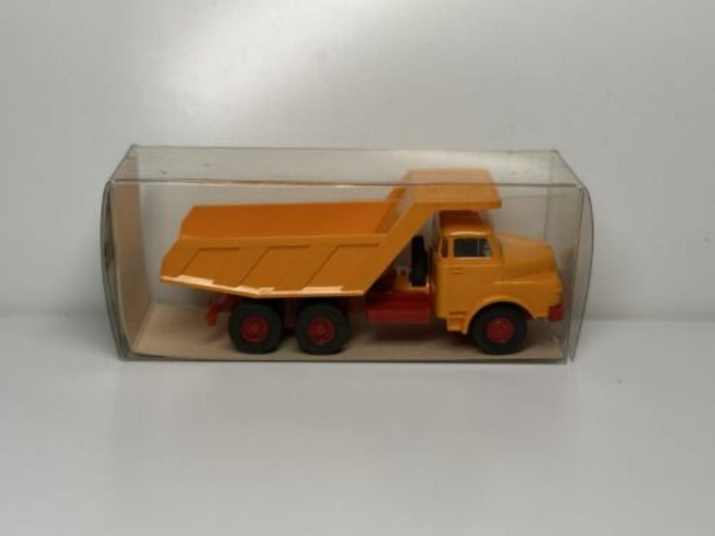 MAN 6x6 Benne Hydraulique Orange 1/87 HO WIKING Neuf + Boite, Ophalen of Verzenden, Nieuw, Bus of Vrachtwagen, Wiking