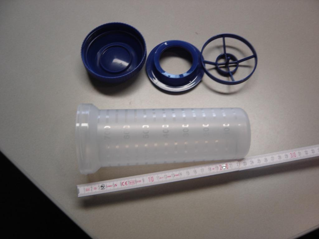 Tupperware Grote Shaker 750 ml, Enlèvement ou Envoi, Utilisé, Bleu