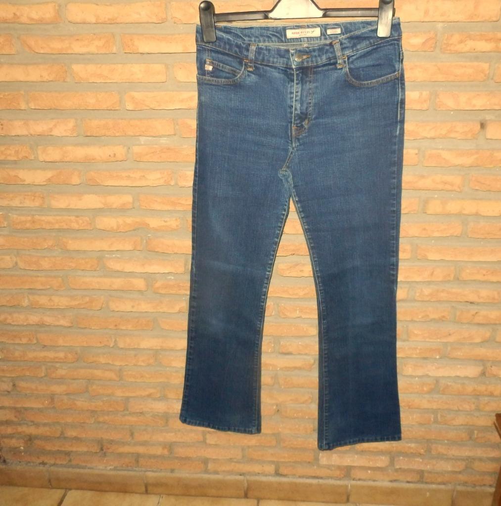 (44)- jeans femme t.40 bleu fonçé- miss sixty -, Blauw, W30 - W32 (confectie 38/40), Gedragen, Miss sixty