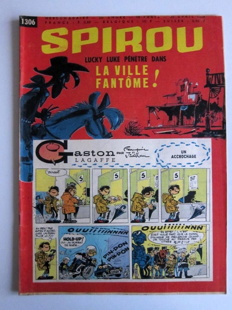 Hebdo Spirou 1306 + mini-récit n°162  de Salvé (1963), Livres, Enlèvement ou Envoi, Une BD, Comme neuf, Collectif