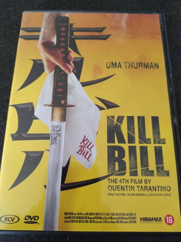 DVD Kill Bill (1) van Quentin Tarantino met Uma Thurman, Cd's en Dvd's, Vanaf 16 jaar, Ophalen of Verzenden, Zo goed als nieuw