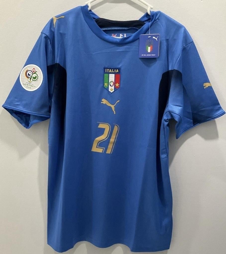 Italië Pirlo Voetbalshirt Origineel Finale WorldCup 2006, Ophalen of Verzenden, Zo goed als nieuw