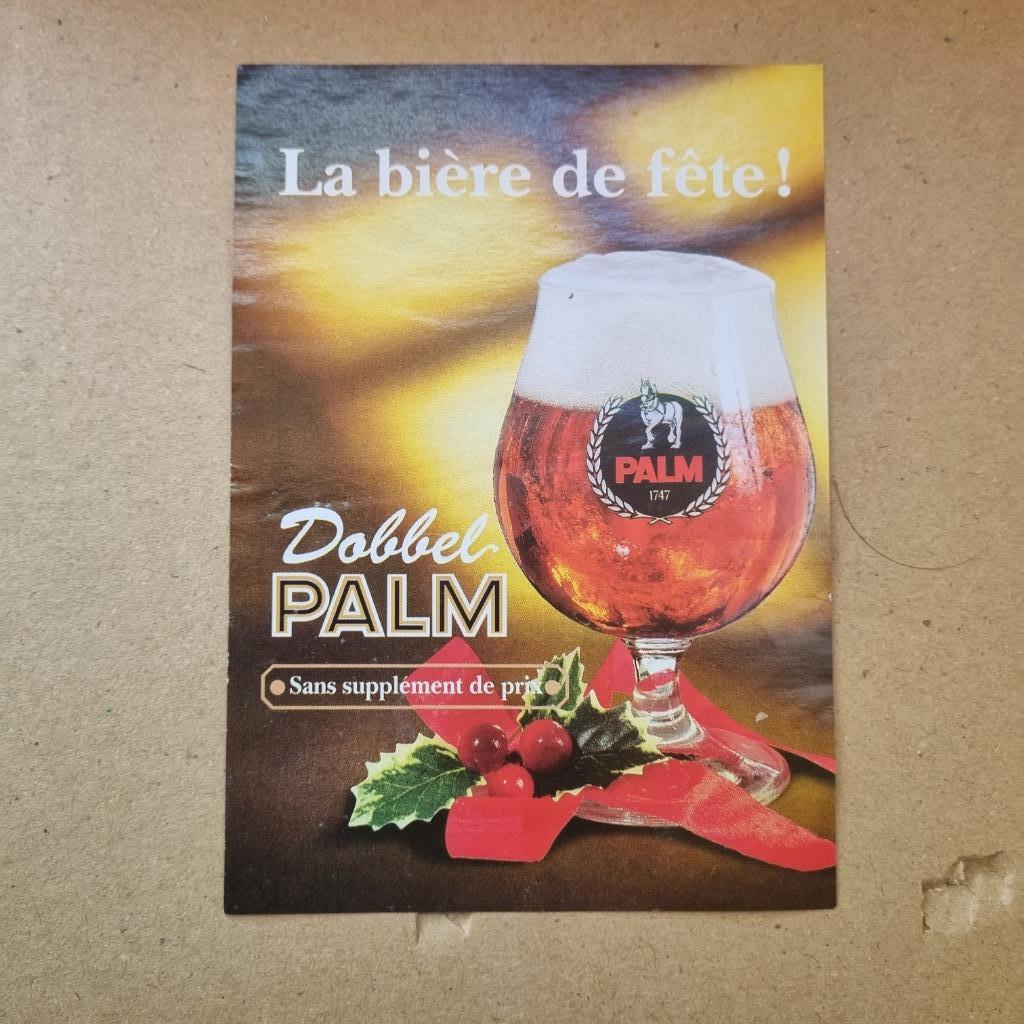 Brochure Palm Dobbel Palm, Enlèvement ou Envoi, Utilisé, Autres types, Palm
