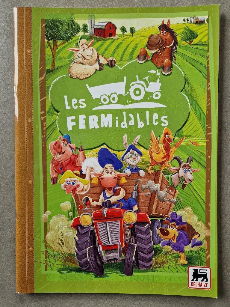 Les Fermidables Album vide Delhaize sans autocollants, Collections, Autres supermarchés, Enlèvement ou Envoi