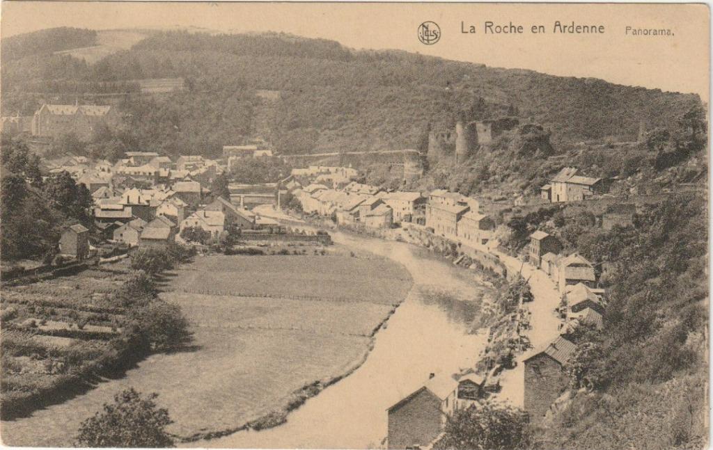 LA ROCHE EN ARDENNE PANORAMA CPA 1929, Enlèvement ou Envoi, 1920 à 1940, Affranchie, Luxembourg