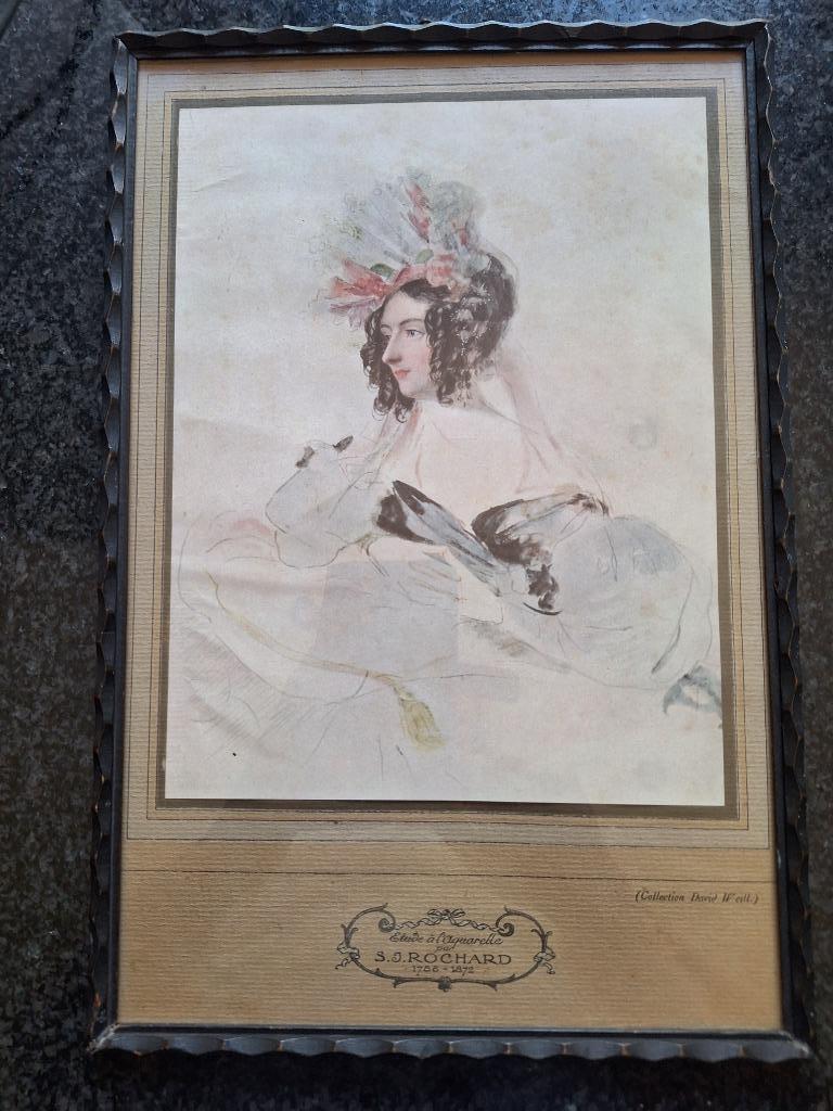 Etude a l'Aquarelle door Simon Jacques Rochard (1788-1872), Antiek en Kunst, Ophalen of Verzenden
