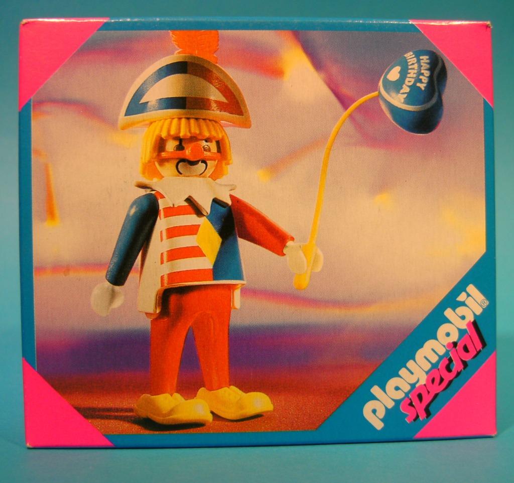 PLAYMOBIL - Clown met ballon - 4601 - 1 Klicky - Vintage -, Ophalen of Verzenden, Nieuw, Complete set
