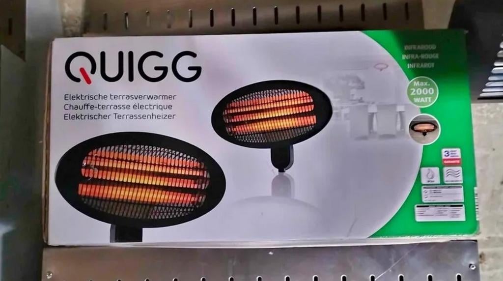 Particulier verkoopt terrasverwarming voor aan de muur, Tuin en Terras, Terrasverwarmers, Zo goed als nieuw, Elektrisch, Wand