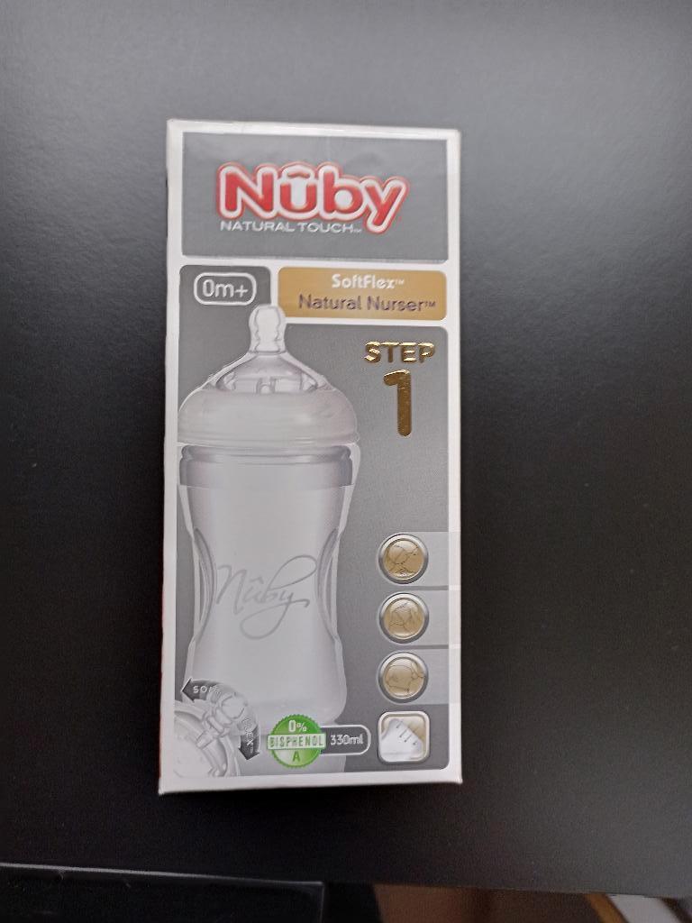 2 nieuwe zuigflessen baby - Nuby, Kinderen en Baby's, Ophalen, Nieuw