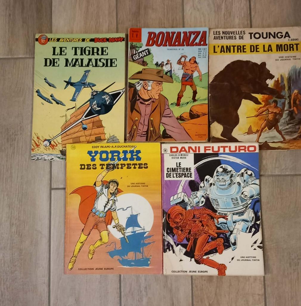 Lot anciennes bd année 70, Livres, Enlèvement