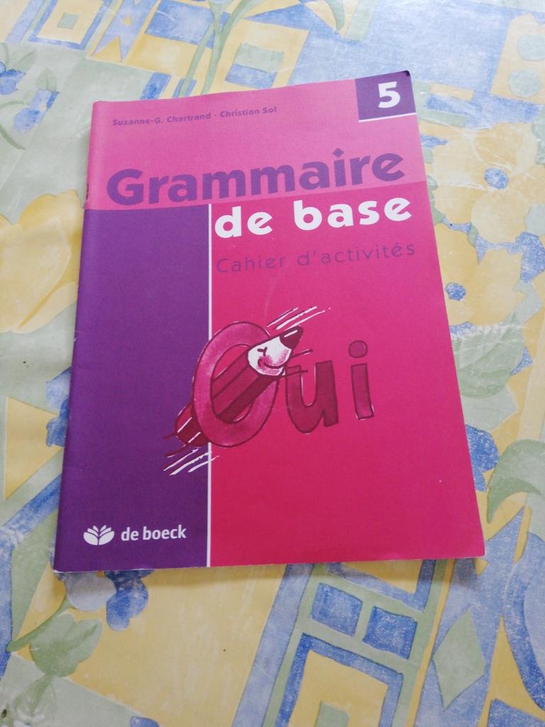 Grammaire de base. 5e primaire., Livres, Enlèvement ou Envoi, Comme neuf, Primaire