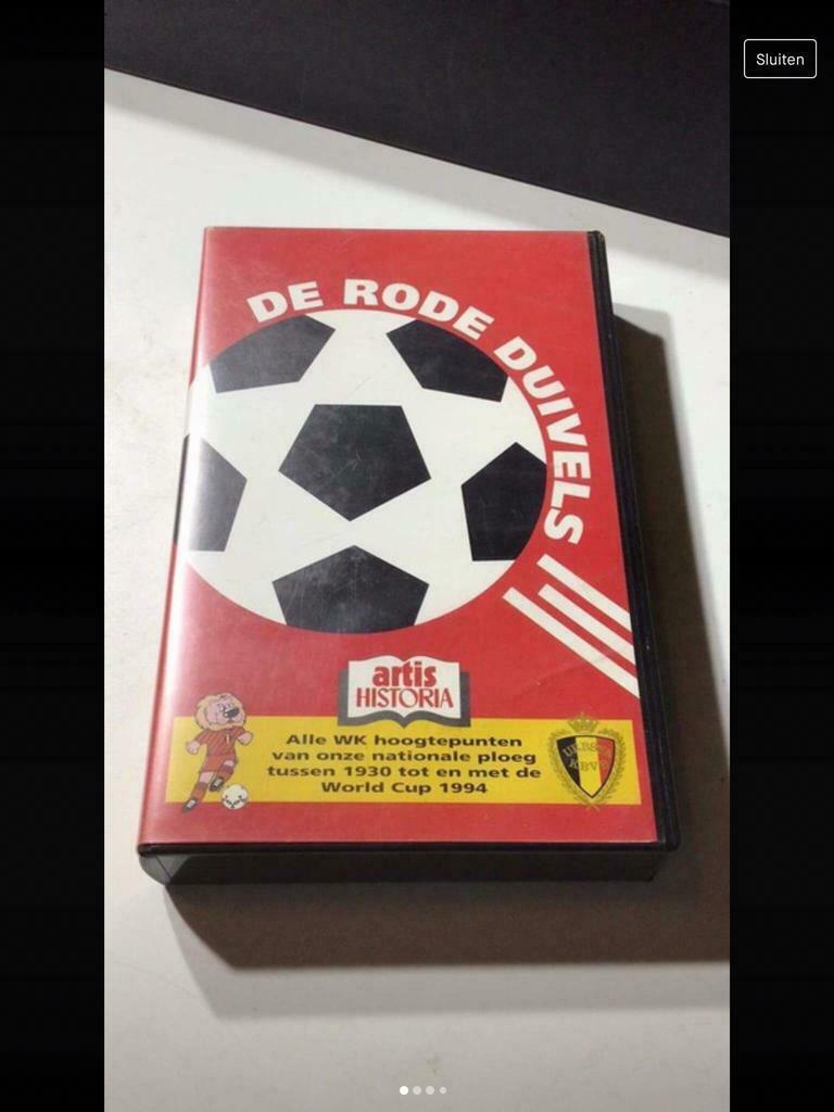 VHS de rode duivels, Cd's en Dvd's, Ophalen of Verzenden, Zo goed als nieuw
