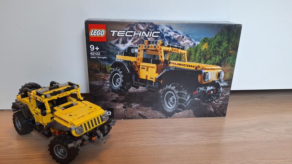 Lego technic 42122, Ophalen, Zo goed als nieuw, Complete set, Lego