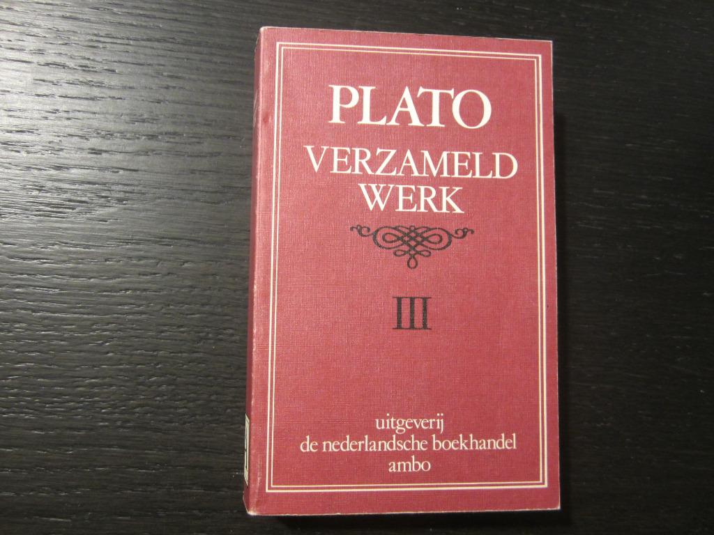 Plato  -Verzameld werk III-, Boeken, Ophalen of Verzenden
