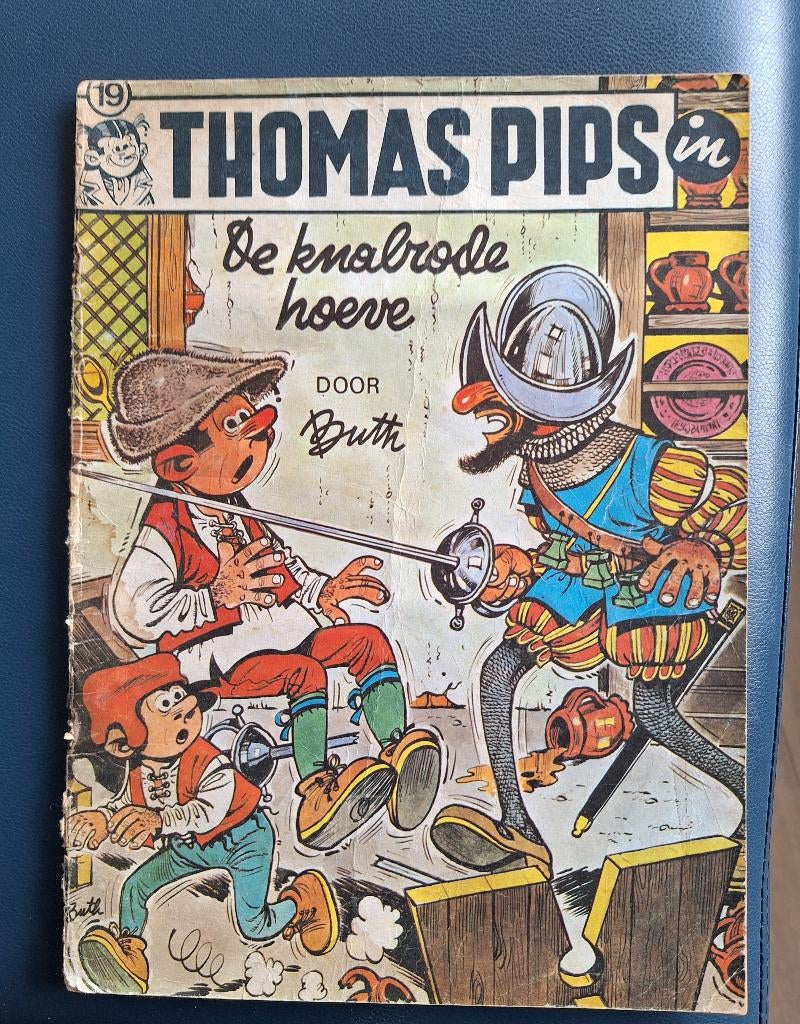 Thomas Pips - de knalrode hoeve, Boeken, Stripverhalen, Gelezen, Eén stripboek, Ophalen of Verzenden, Buth