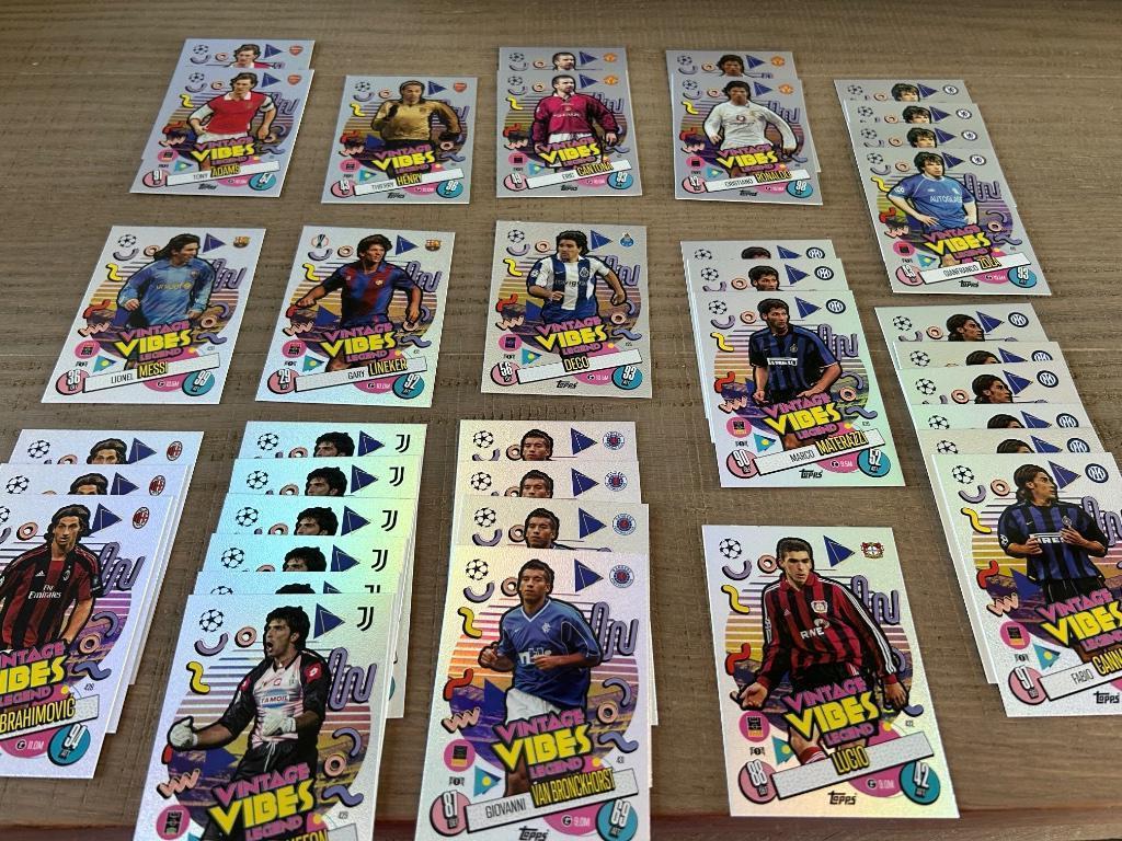 Match Attax 24 - 25 Vintage Vibes, Ophalen of Verzenden, Nieuw, Meerdere plaatjes