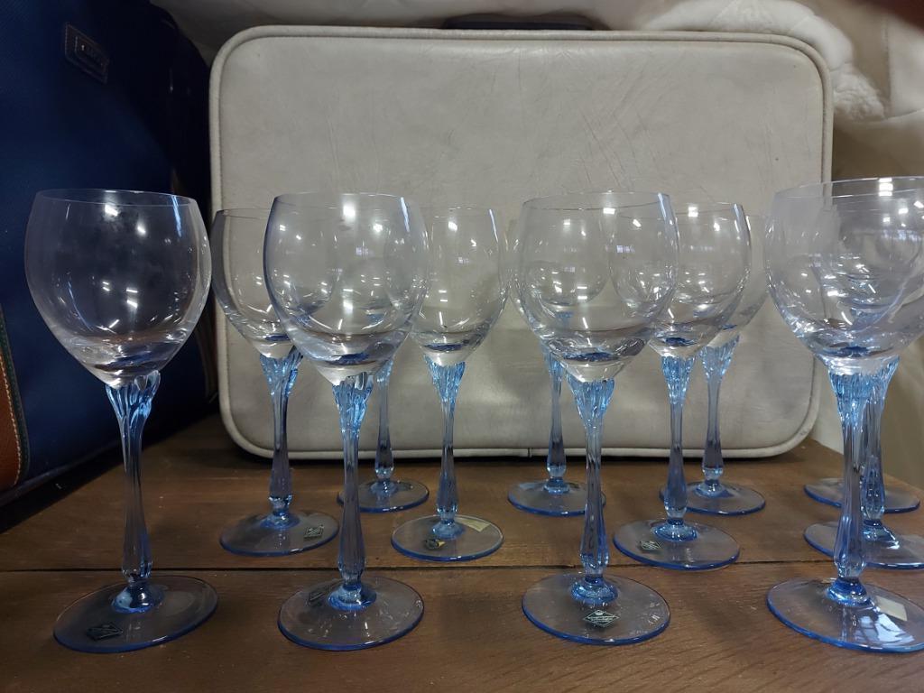 GLAZEN KRISTAL 12 STUKS, Ophalen, Nieuw, Kristal, Glas of Glazen