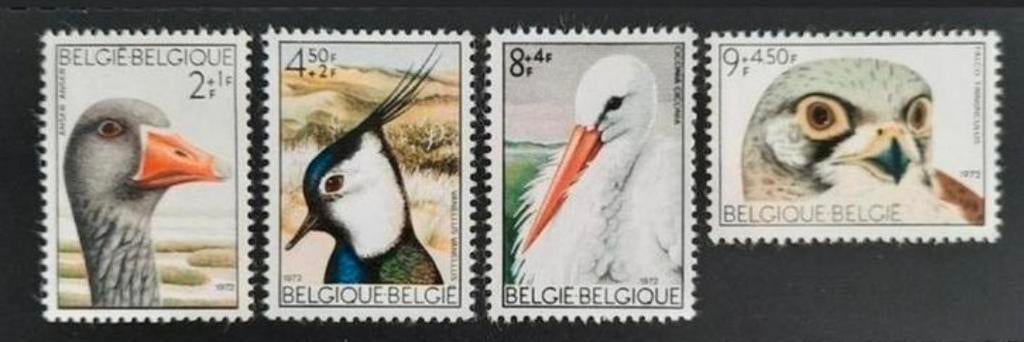 Belgique : COB 1652/55 ** Solidarité 1972., Sans timbre, Neuf, Enlèvement ou Envoi, Non oblitéré
