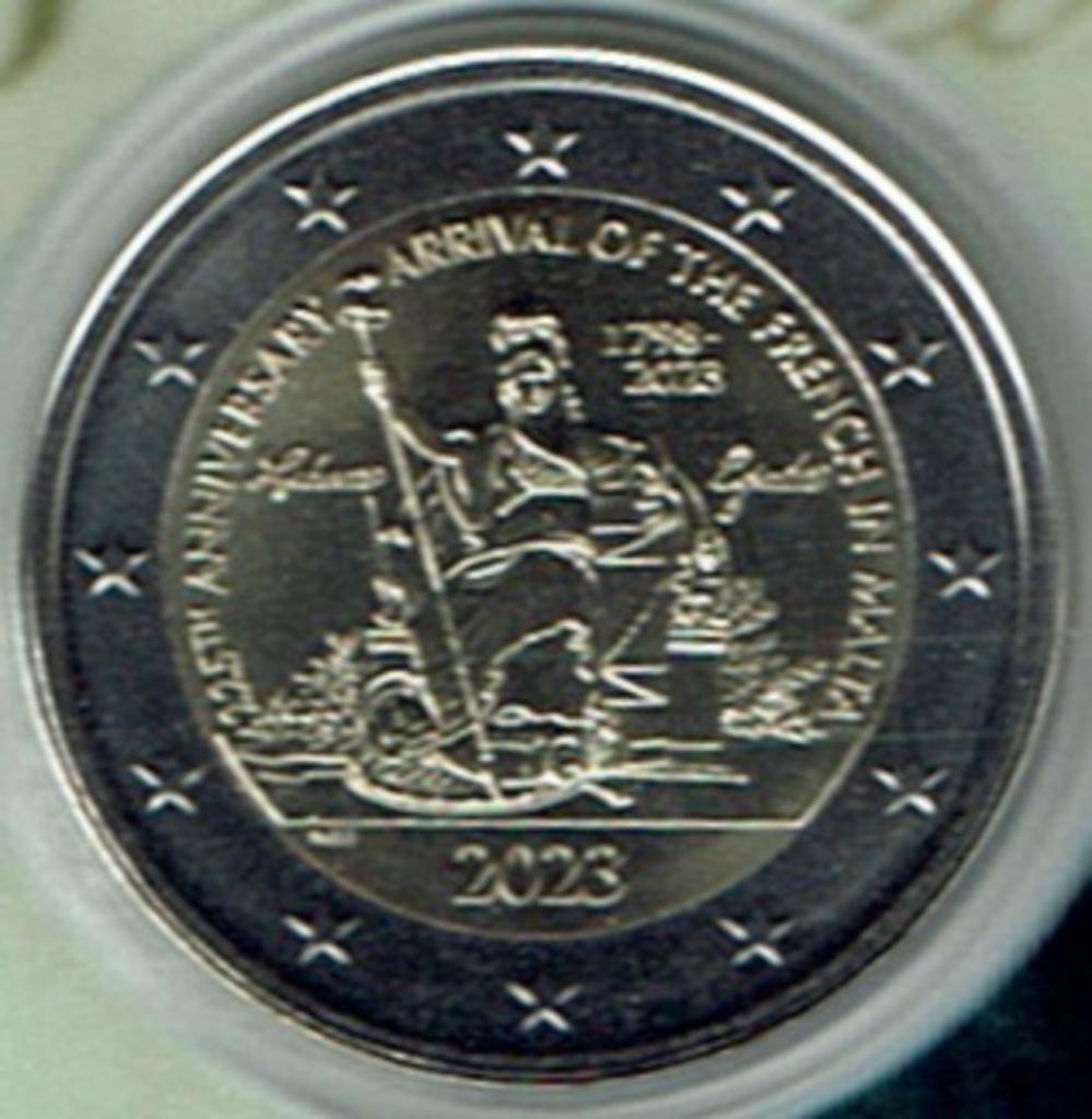 2 euros Malte 2023 Napoleon, Envoi, Malte, 2 euros, Monnaie en vrac