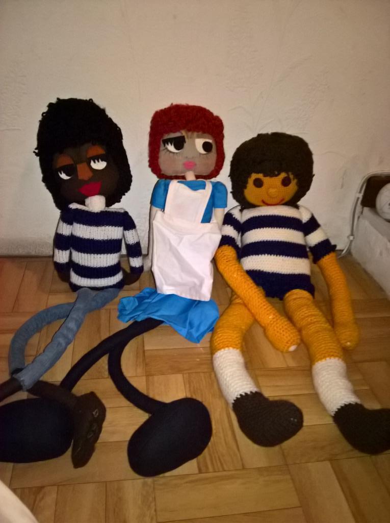3 handgemaakte poppen, Verzamelen, Ophalen, Nieuw