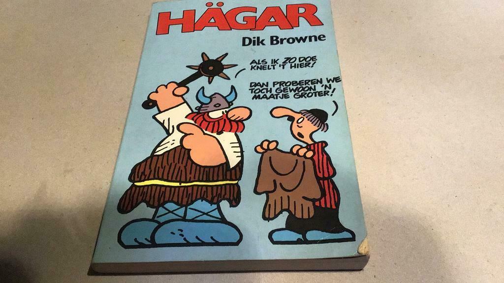 Hagar (B3), Eén stripboek, Ophalen of Verzenden, Gelezen, Dik browne