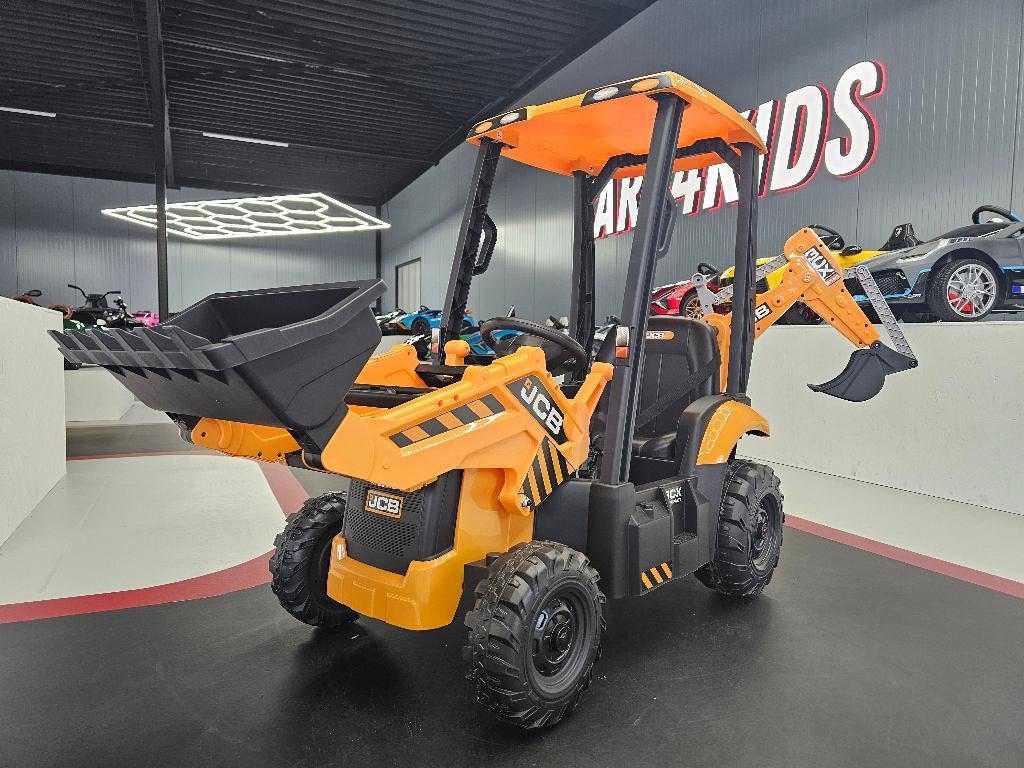 Kindertractor JCB - afstandsbediening - shovel/graaf -12volt, Enlèvement ou Envoi, Neuf, Télécommande