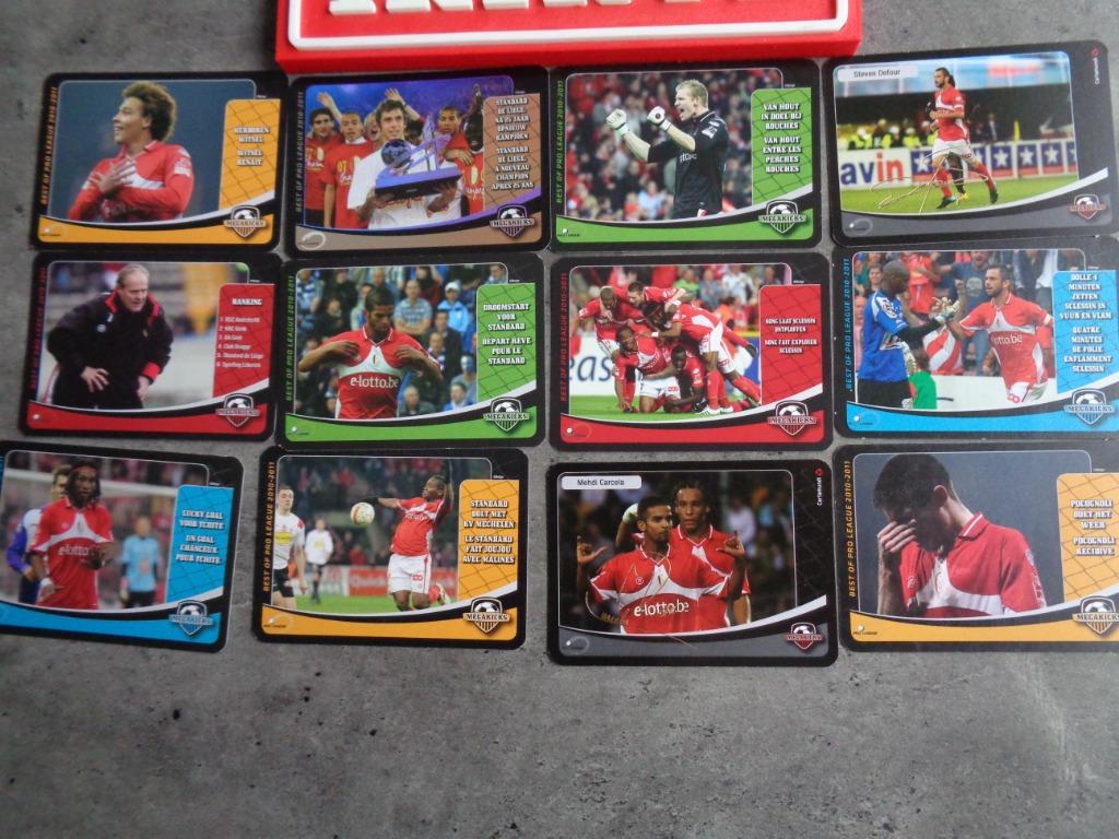 CARTES DE FOOTBALL   MEGAKICKS 2010/11  12X STANDARD DE LIEG, Enlèvement ou Envoi