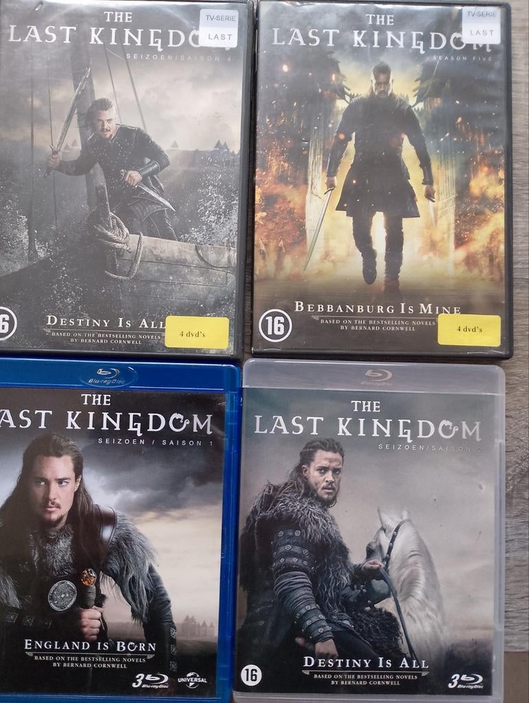 Last Kingdom seizoen 1,2,4,5, Ophalen of Verzenden, Gebruikt